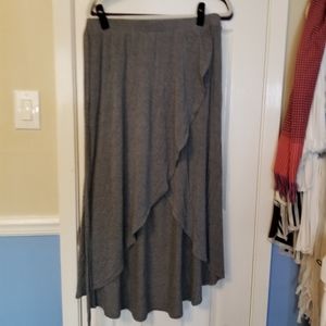 Merona asymmetrical jersey skirt